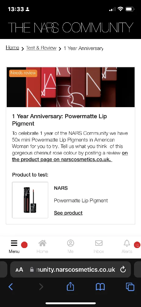 Over the moon, thank you so much Nars community for