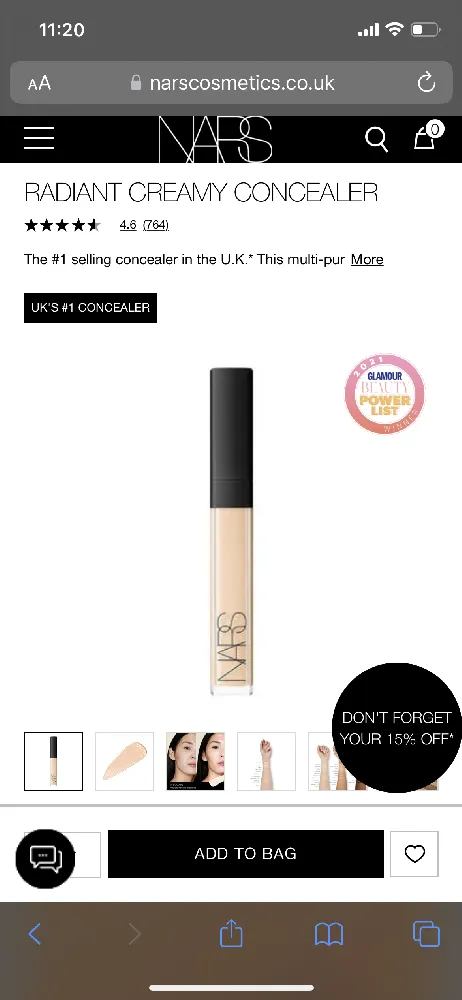 Favourite concealer ever!! Adds to every look!