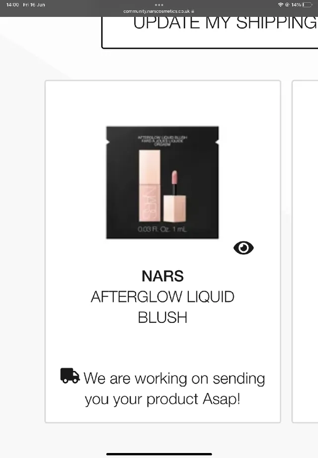 Thank you so much nars! Very exciting 🥰