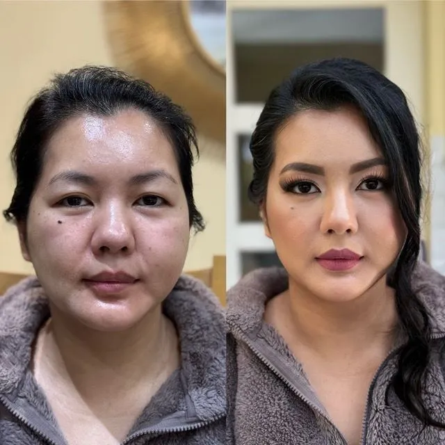 Before ANd after Make up ⬆️ what do you think 🤔 girls ?