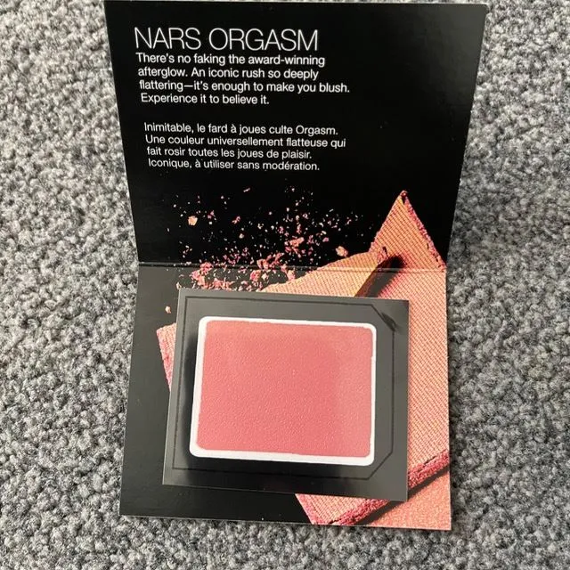 Received my orgasm blush sample!! Absolutely over the moon