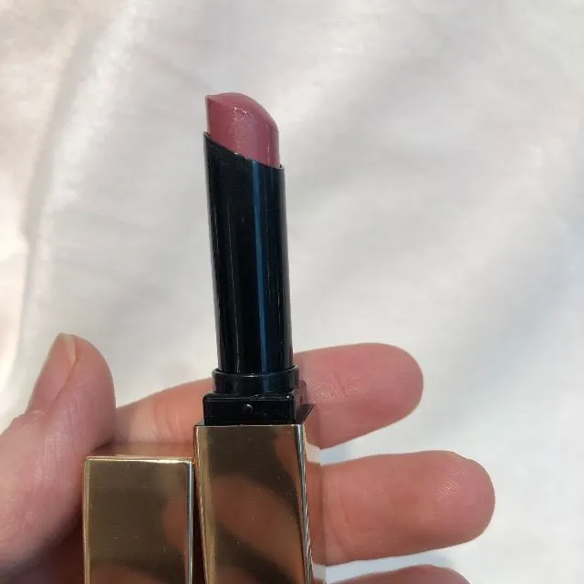 I love my lipstick, shimmery finish , lightweight and lasts