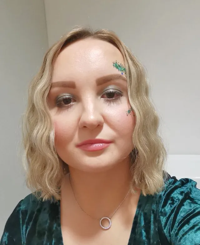 My makeup for the Christmas Party last night